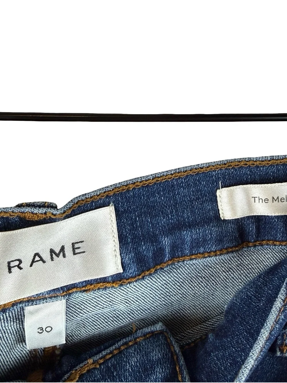 FRAME The Mellow Jeans Relaxed Straight Leg Minimalist Denim Size 30